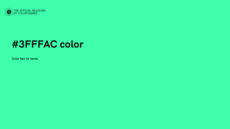 #3FFFAC color image
