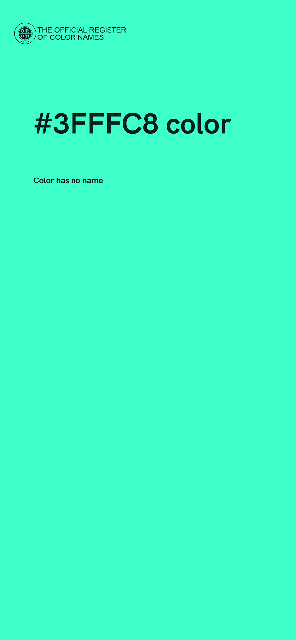 #3FFFC8 color image