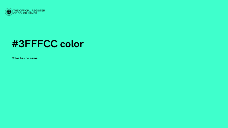 #3FFFCC color image