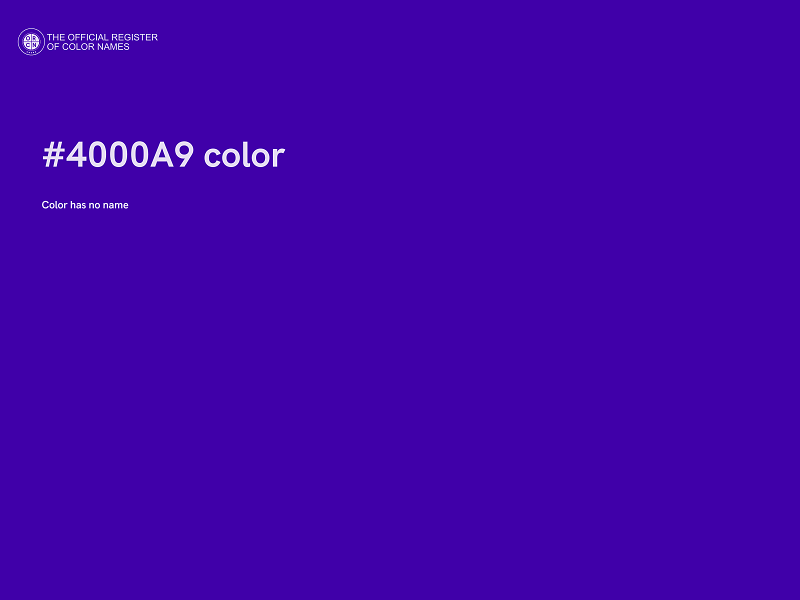 #4000A9 color image