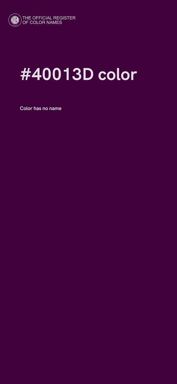 #40013D color image