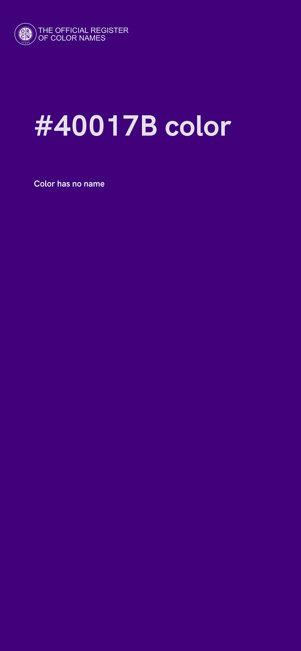 #40017B color image