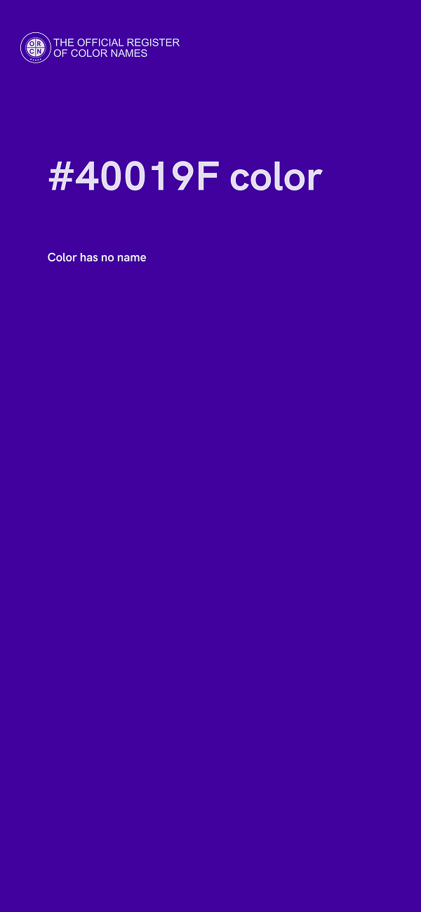 #40019F color image