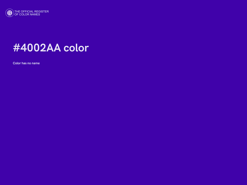 #4002AA color image