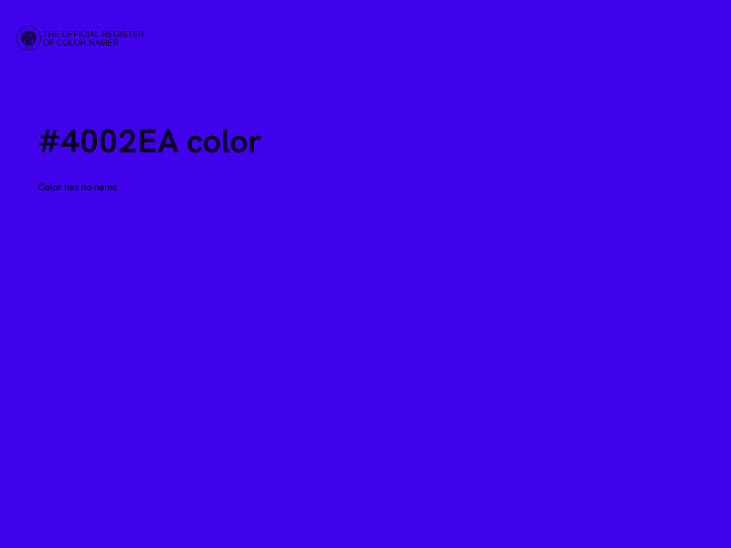 #4002EA color image