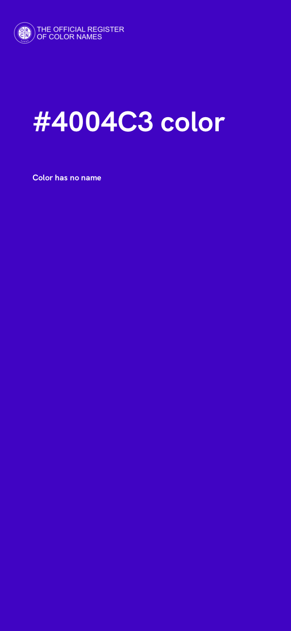 #4004C3 color image