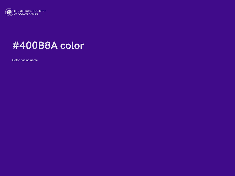 #400B8A color image