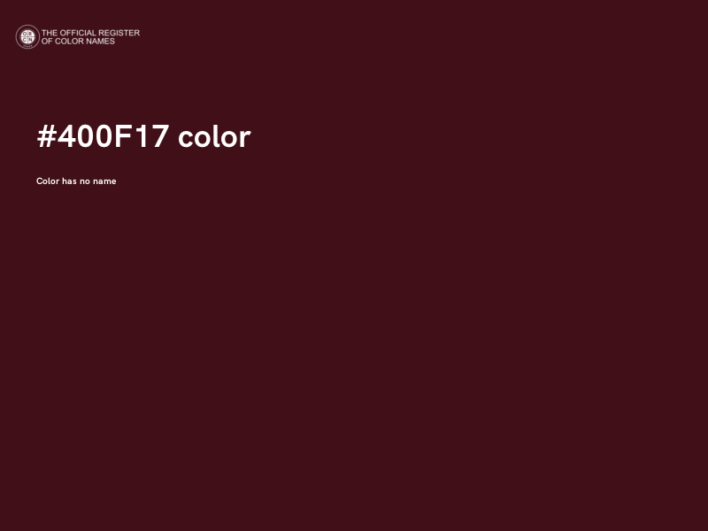 #400F17 color image