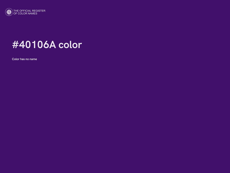 #40106A color image