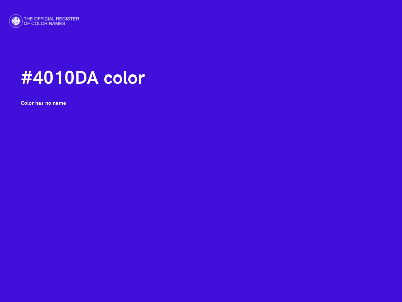 #4010DA color image