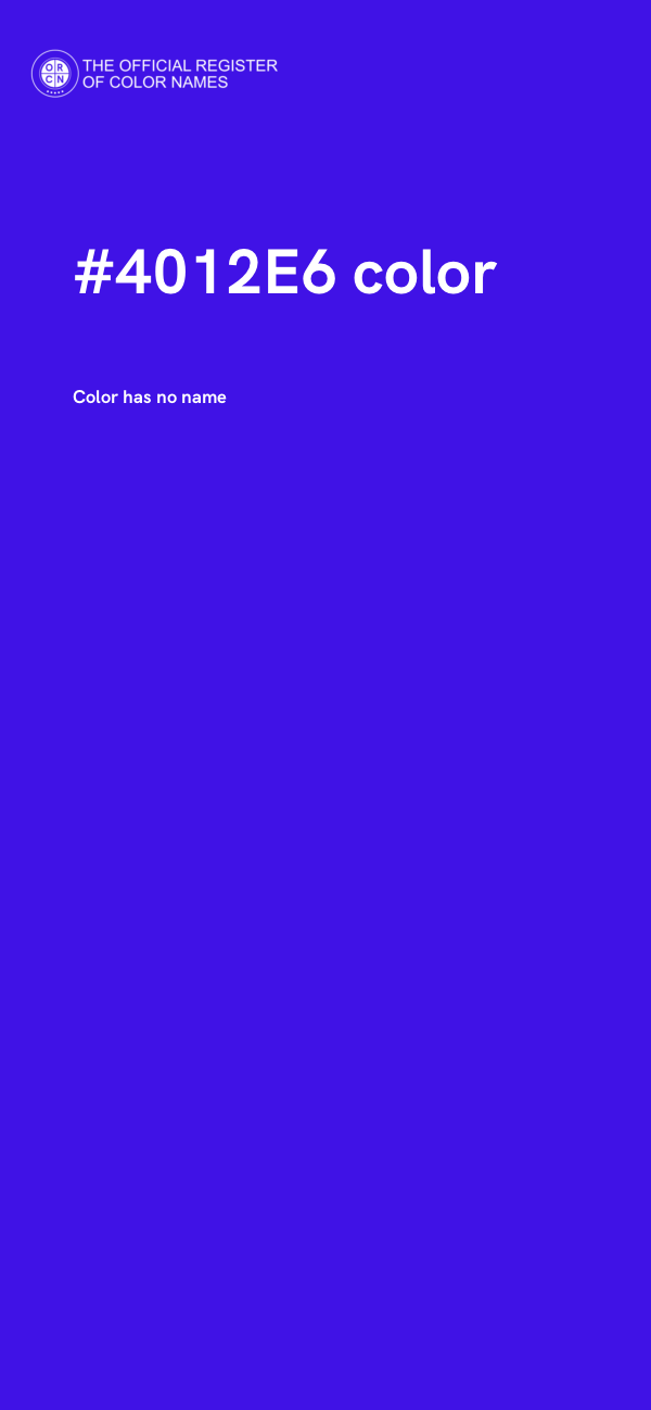 #4012E6 color image