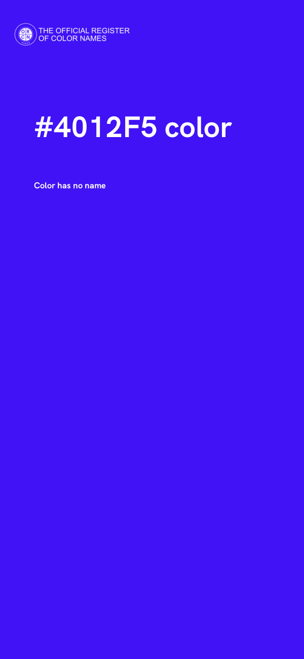 #4012F5 color image