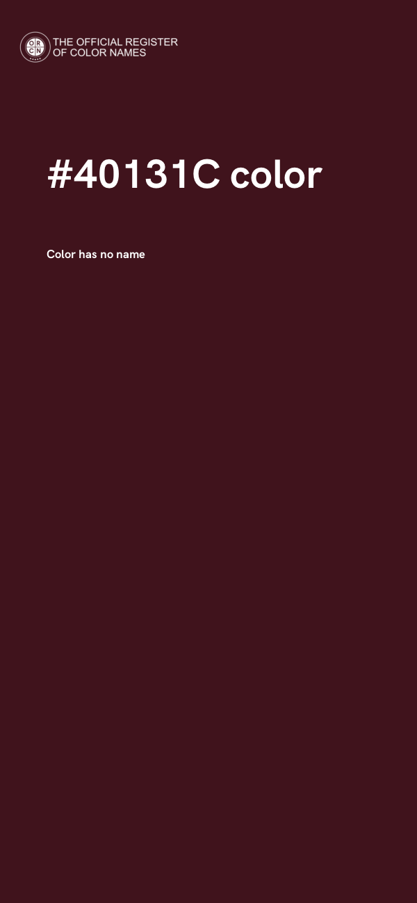 #40131C color image