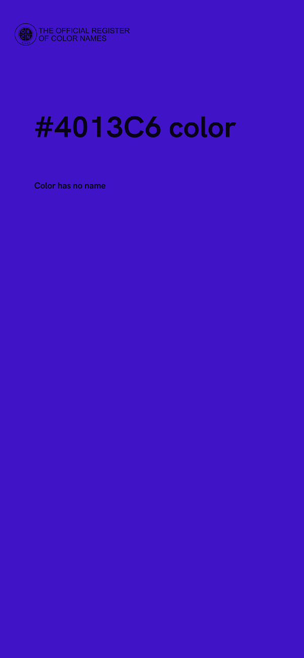 #4013C6 color image