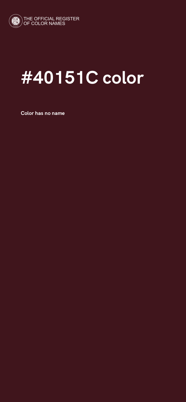 #40151C color image