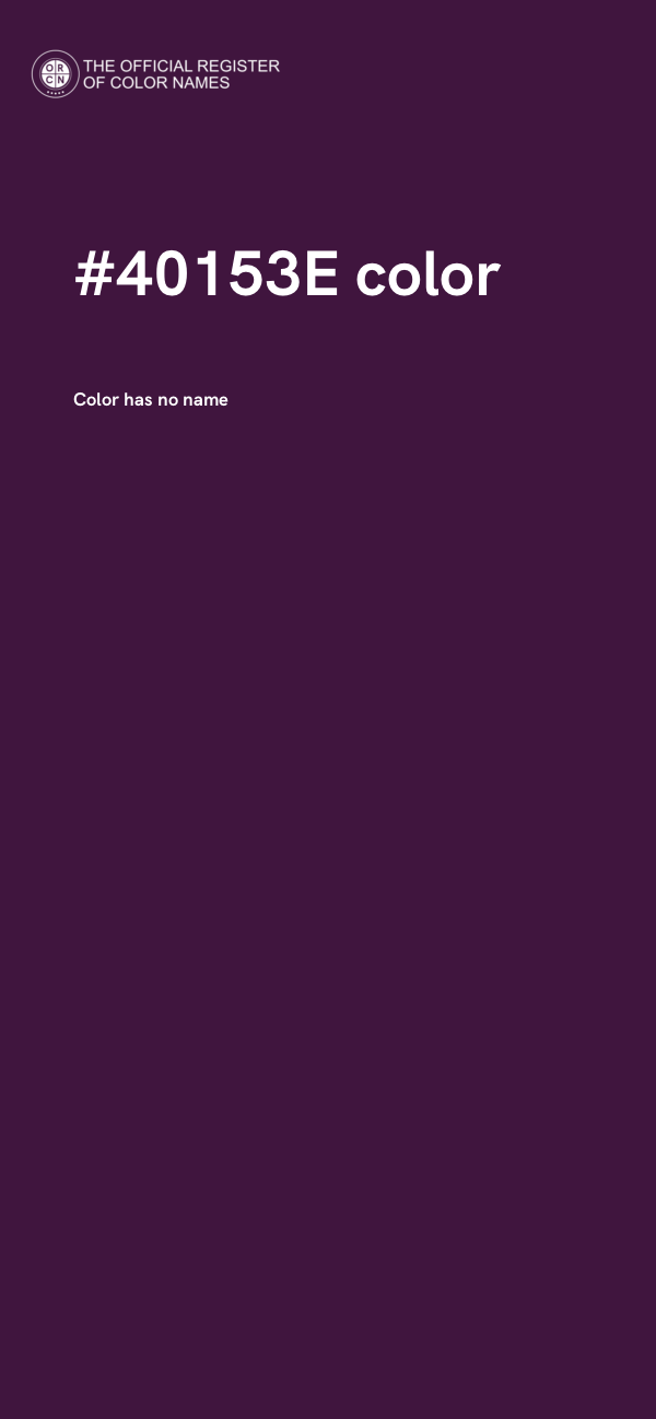 #40153E color image