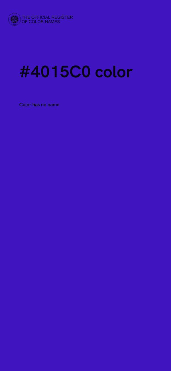 #4015C0 color image