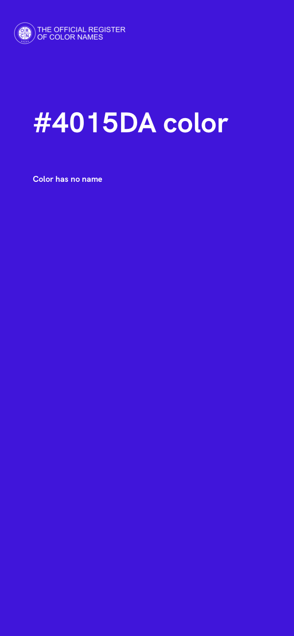 #4015DA color image