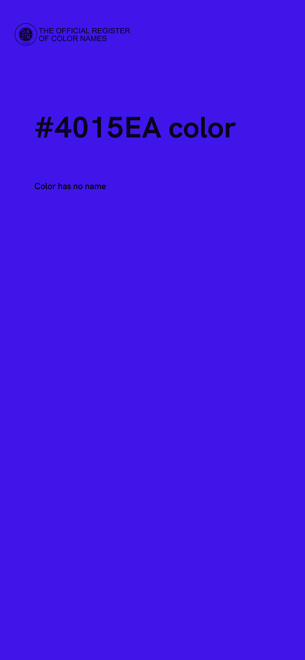 #4015EA color image