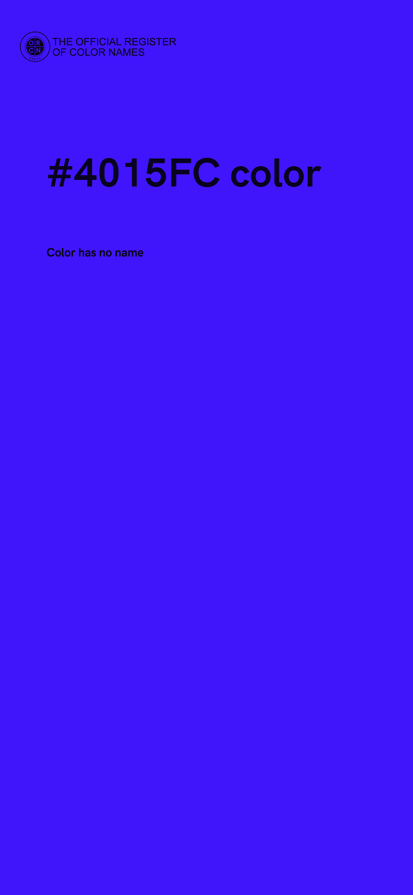 #4015FC color image