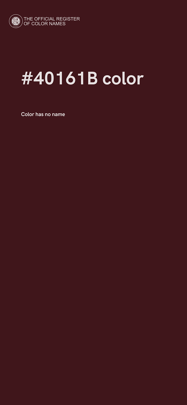 #40161B color image