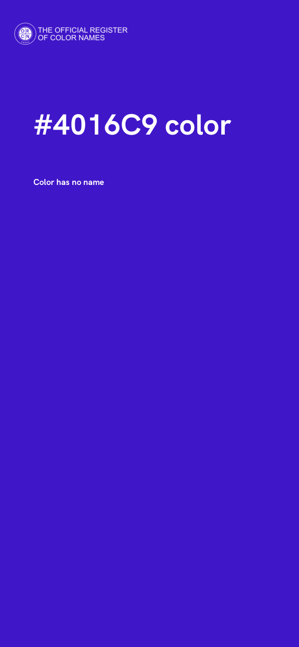 #4016C9 color image