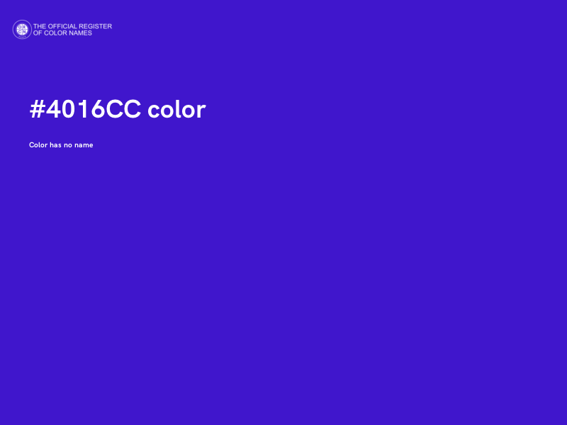 #4016CC color image