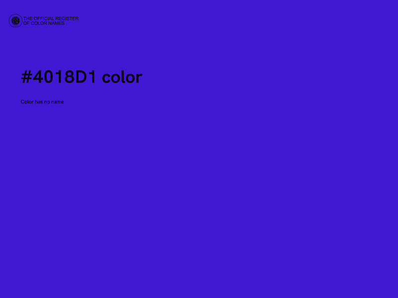 #4018D1 color image
