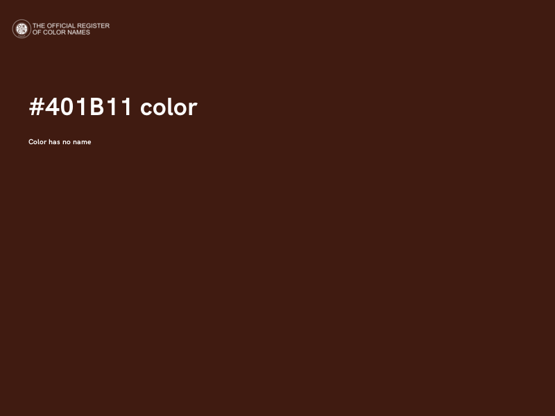 #401B11 color image