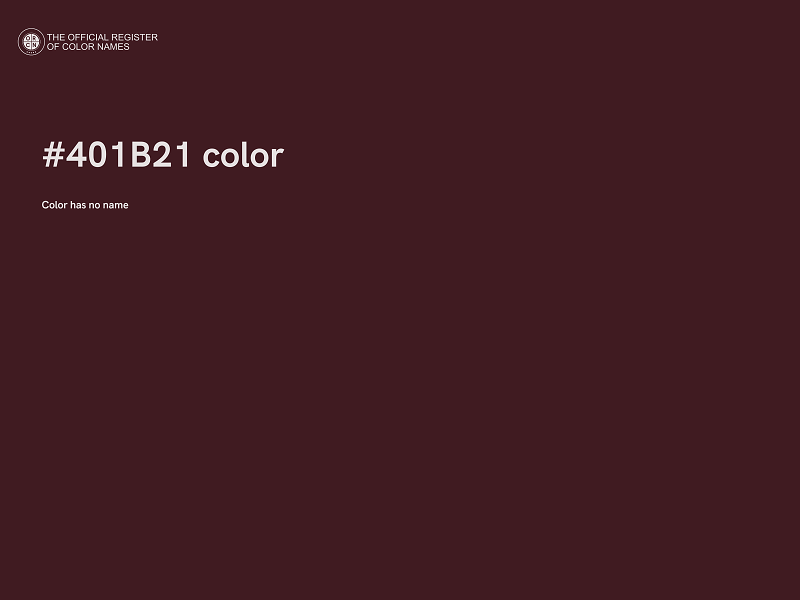 #401B21 color image