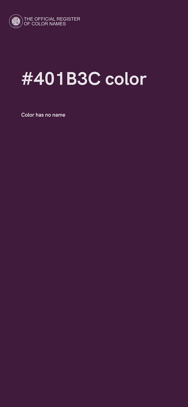 #401B3C color image