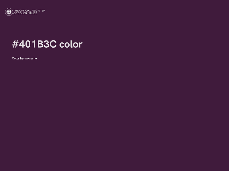 #401B3C color image