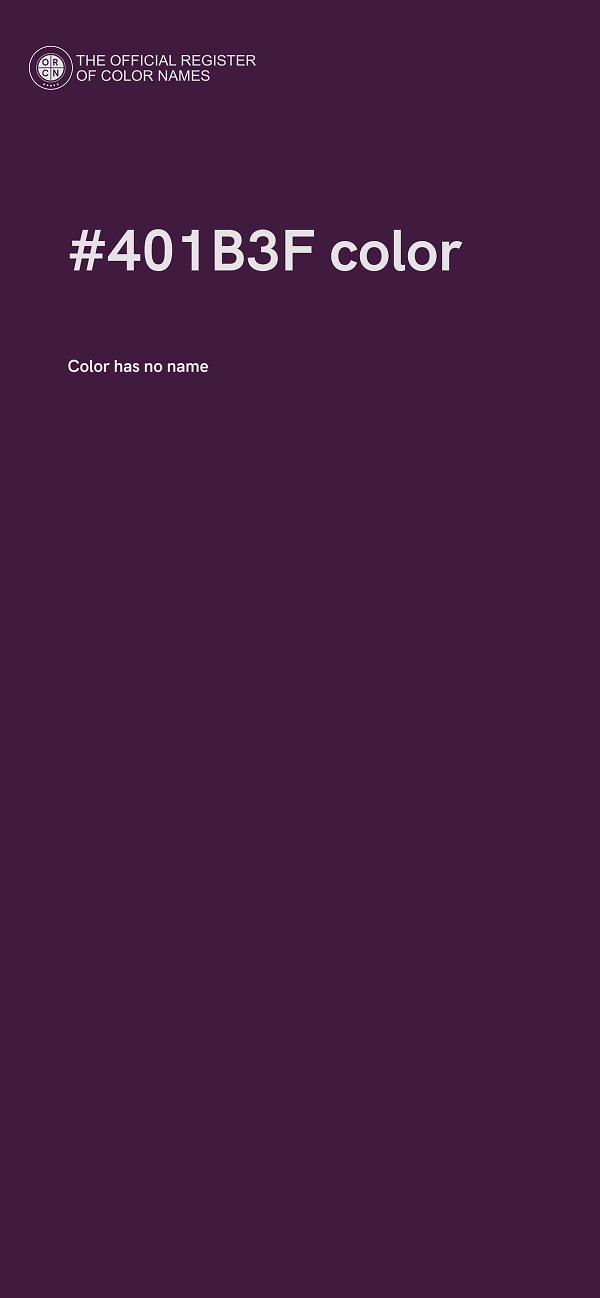 #401B3F color image