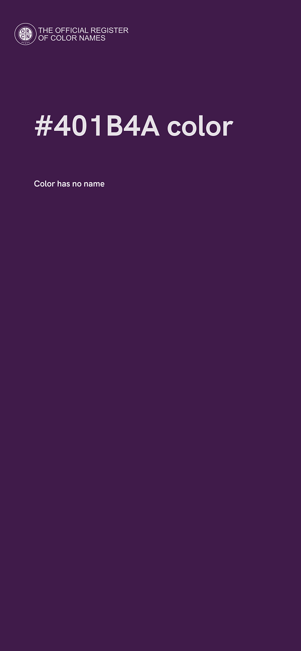 #401B4A color image