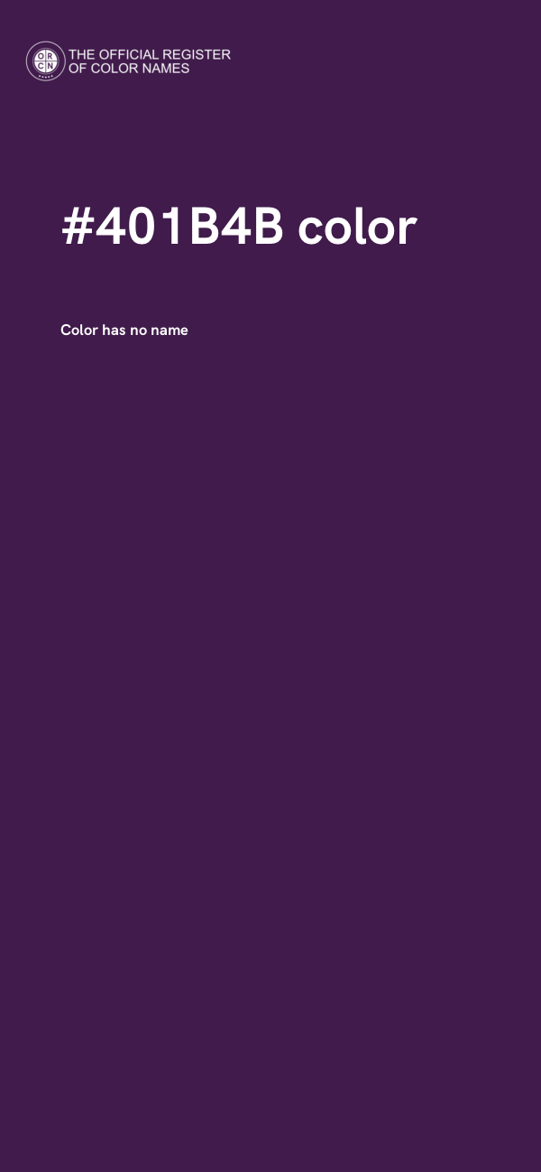 #401B4B color image