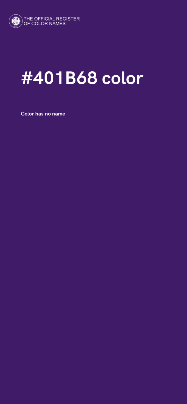 #401B68 color image