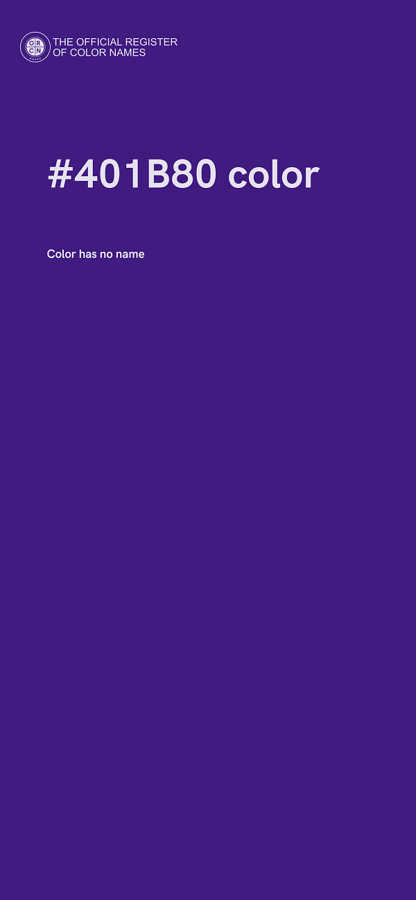#401B80 color image