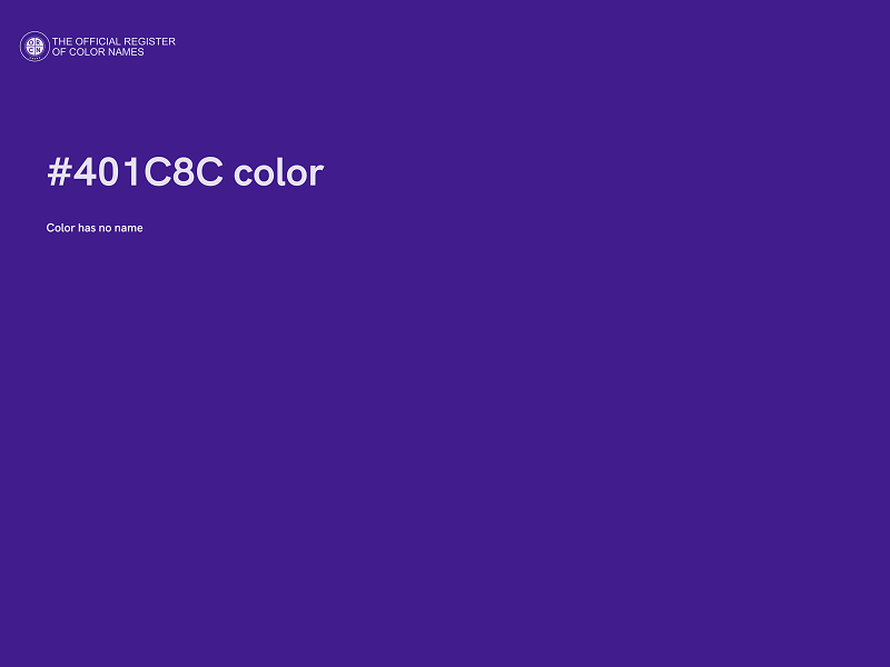 #401C8C color image
