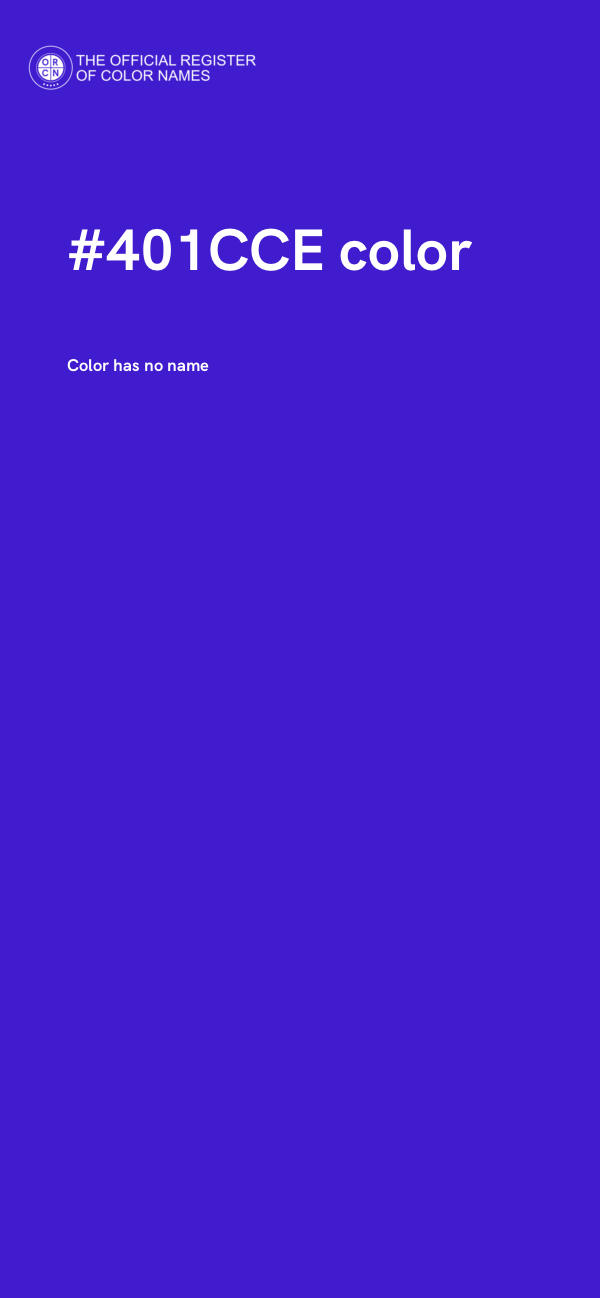 #401CCE color image