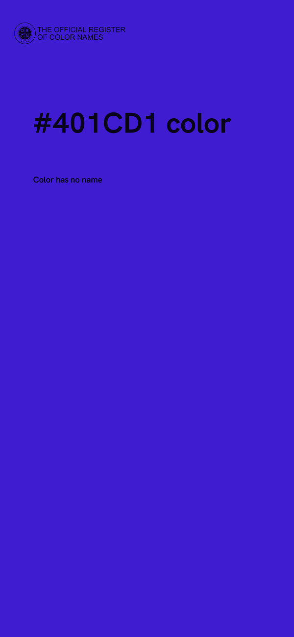 #401CD1 color image