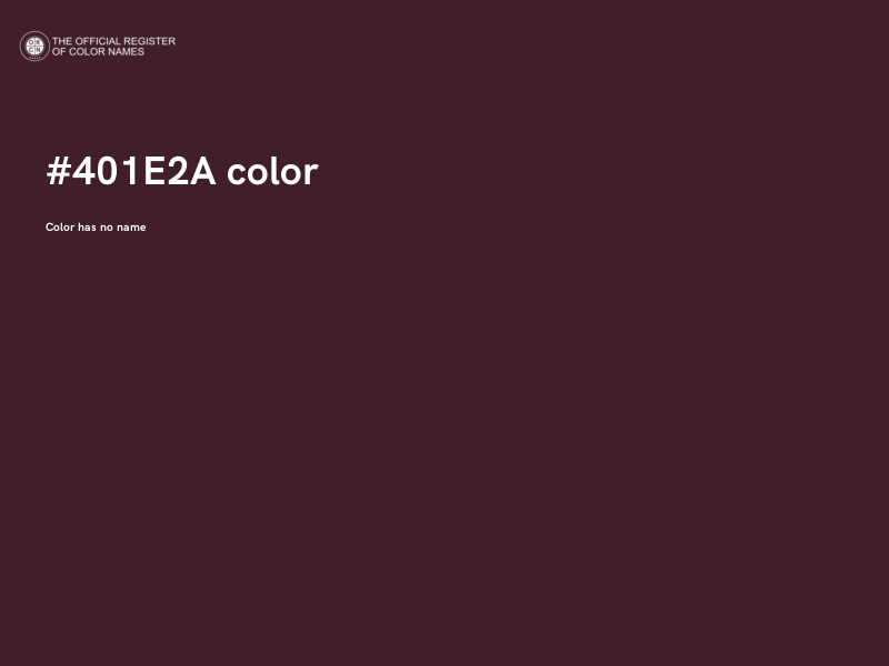 #401E2A color image