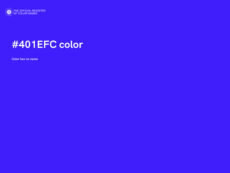 #401EFC color image
