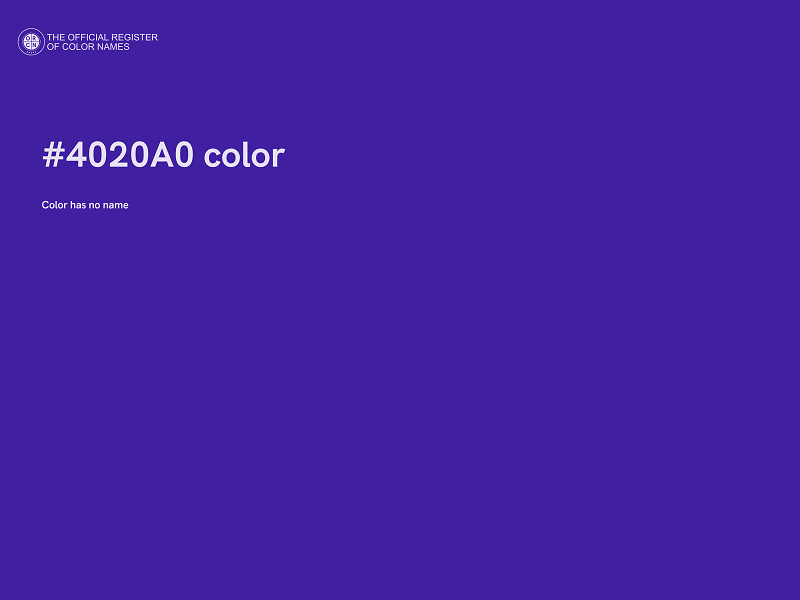 #4020A0 color image