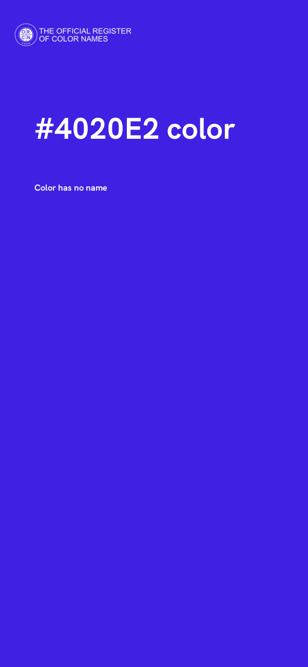 #4020E2 color image