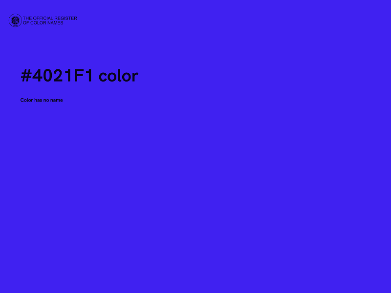 #4021F1 color image