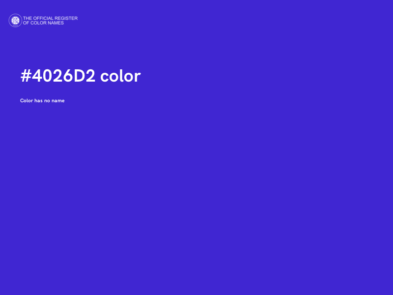#4026D2 color image