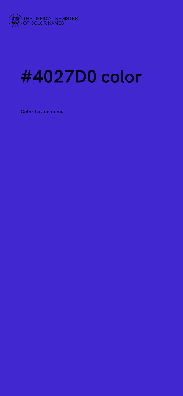 #4027D0 color image