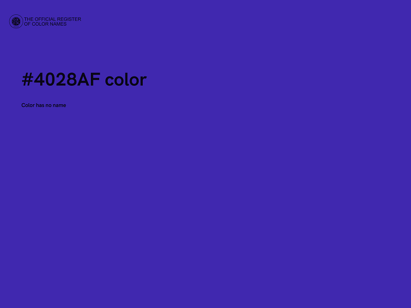 #4028AF color image