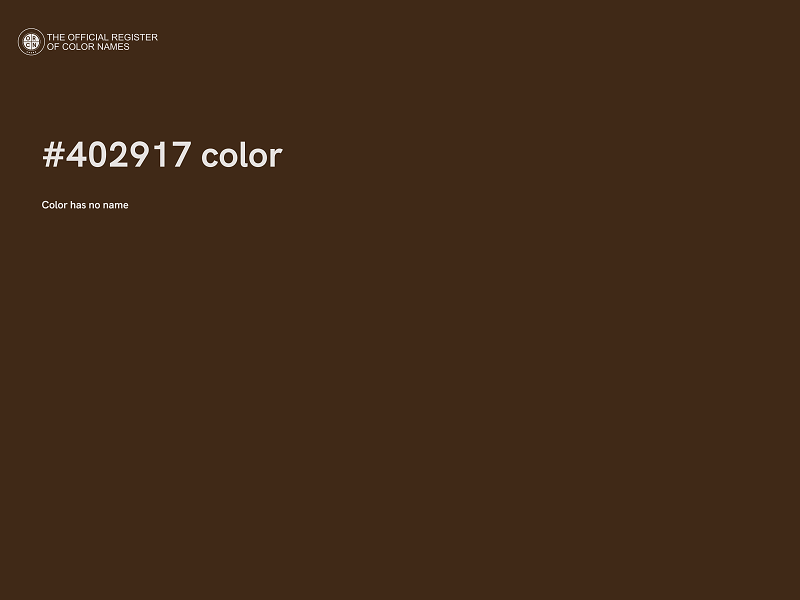 #402917 color image