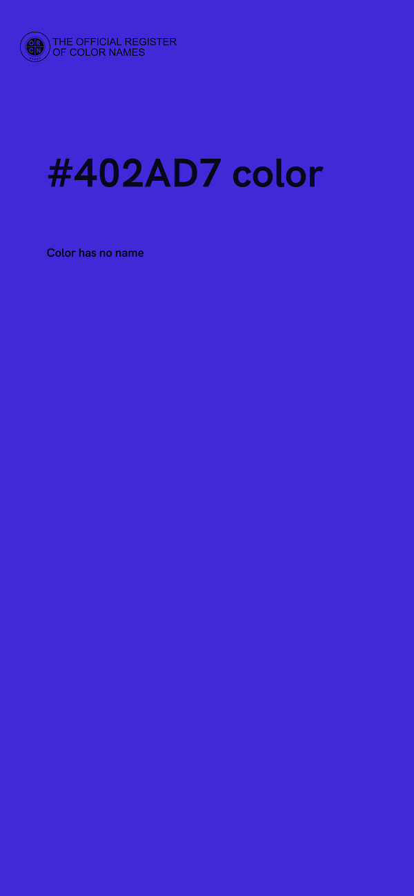 #402AD7 color image